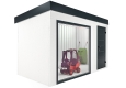 GARDEON® Zahradní domek 4 x 2 m s panoramatickým oknem